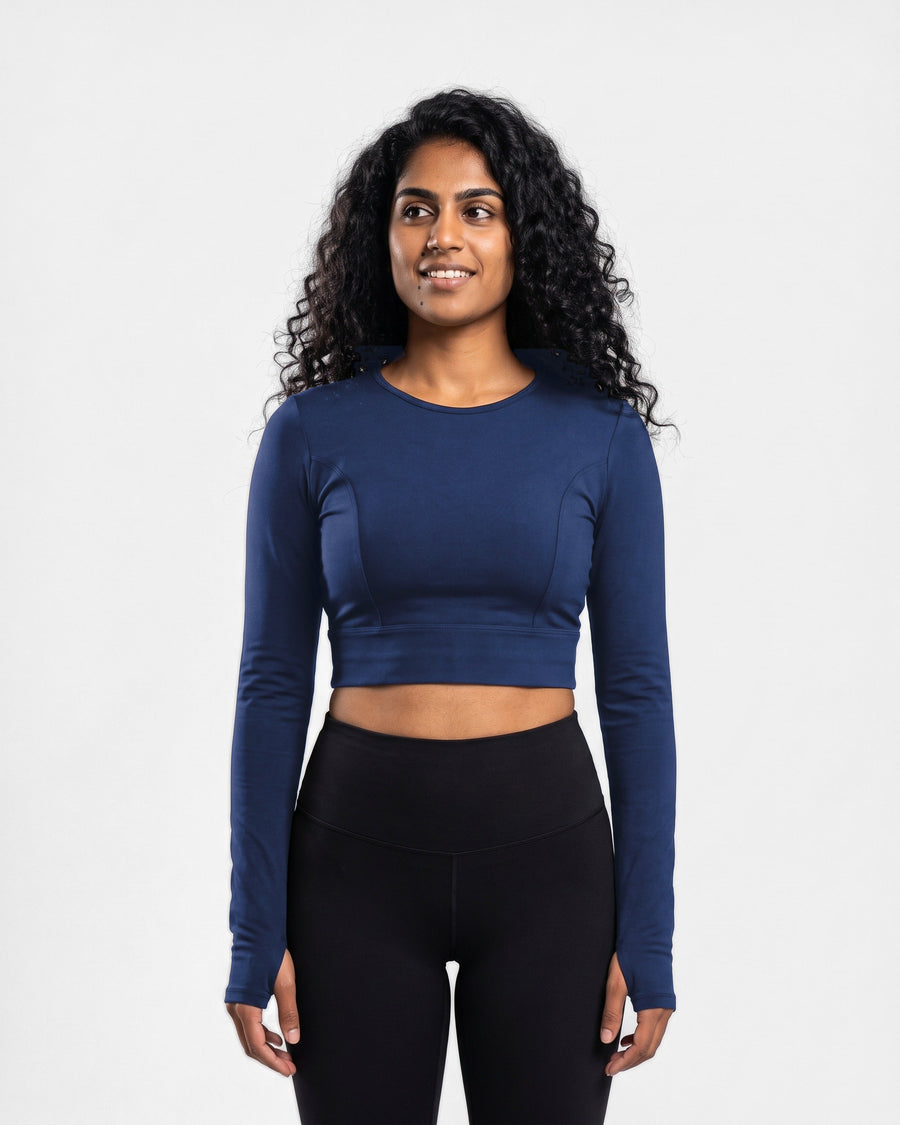 Sculpt Long Sleeve V-Back
