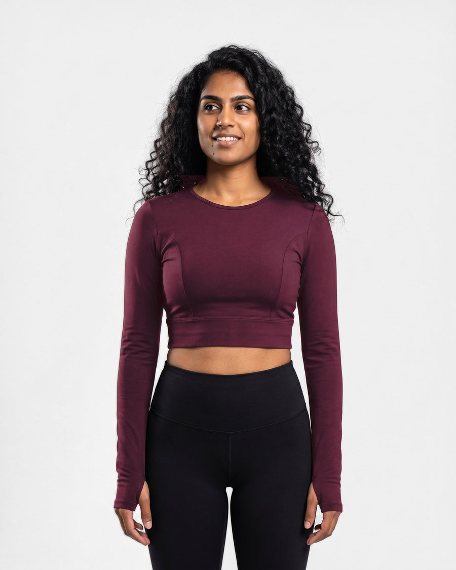 Sculpt Long Sleeve V-Back