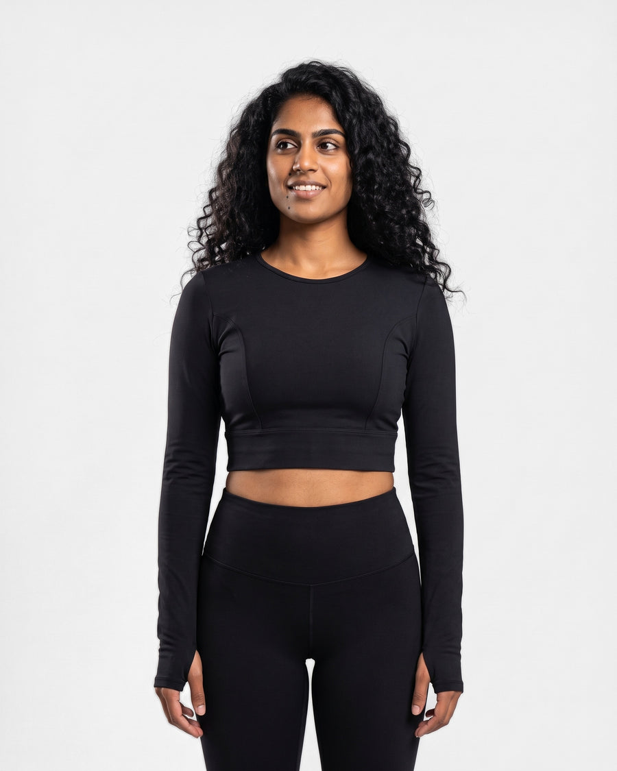 Sculpt Long Sleeve V-Back