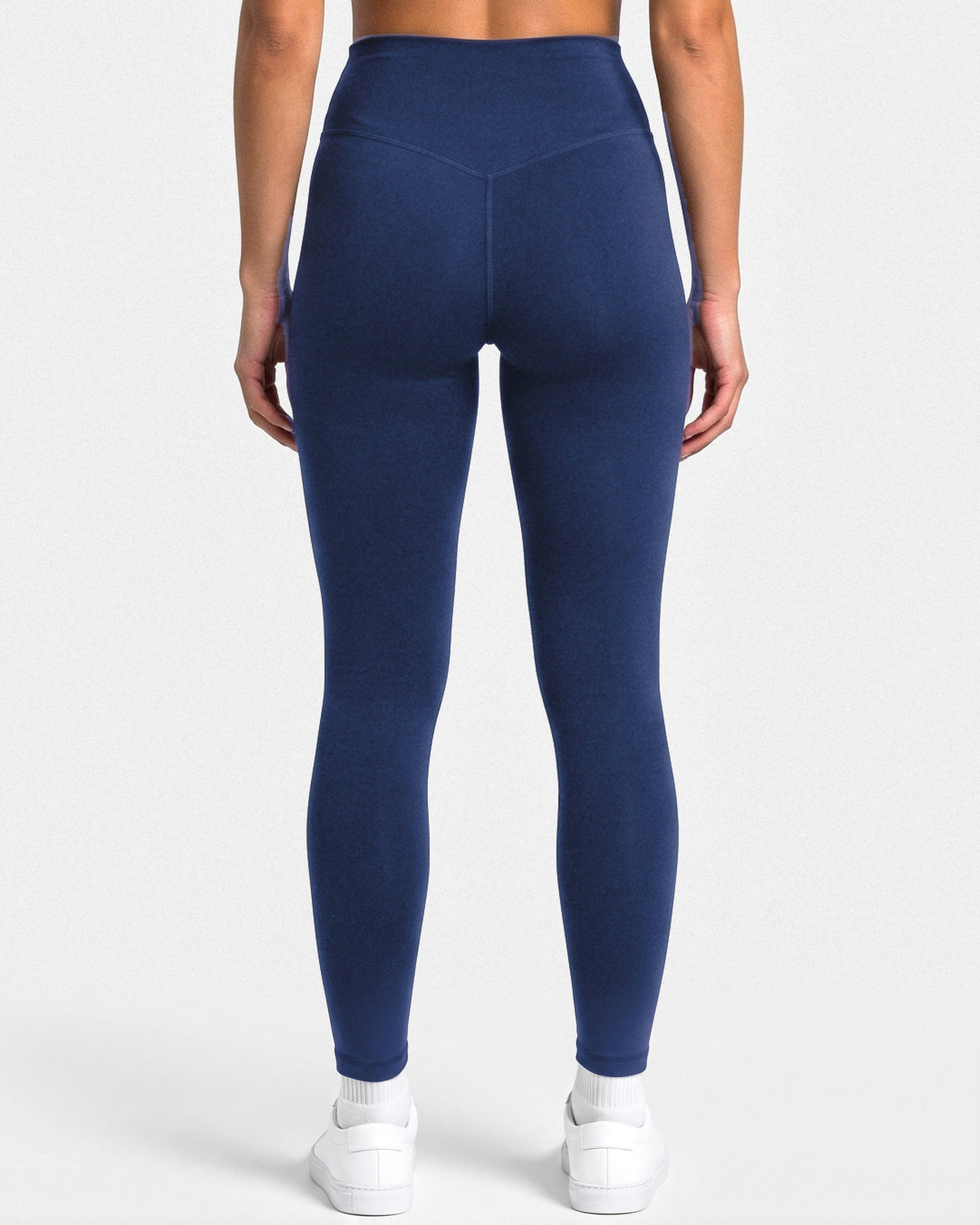 OMNÉA V-Shape High Waist Leggings in OMNÉA Blue – Rückansicht
