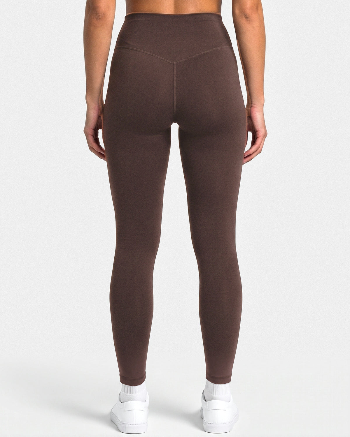 OMNÉA V-Shape High Waist Leggings in OMNÉA Mocha – Rückansicht